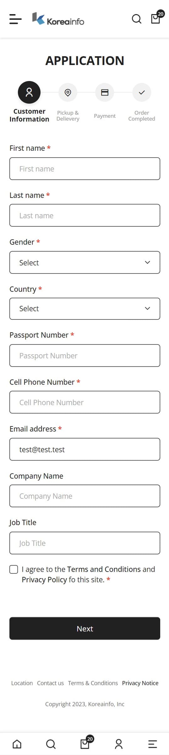 Application