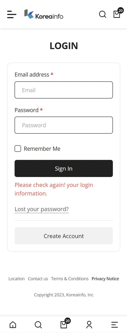 Login
