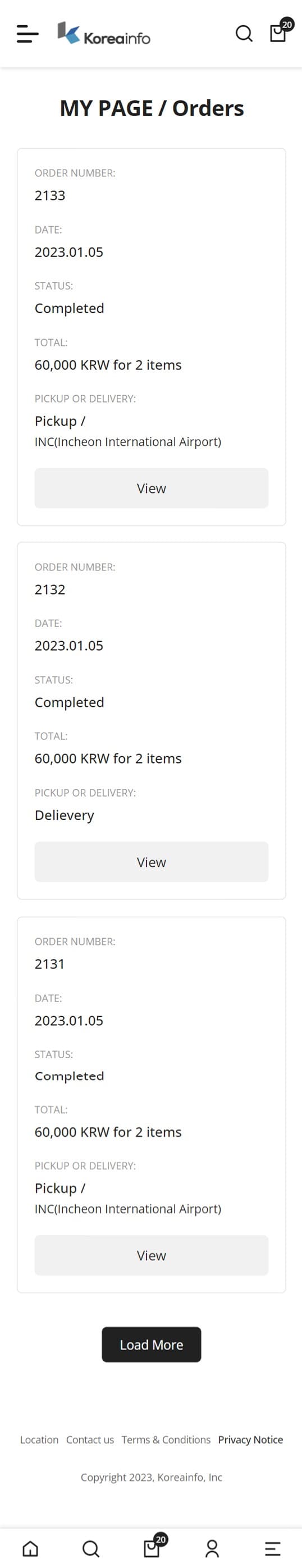 Orders