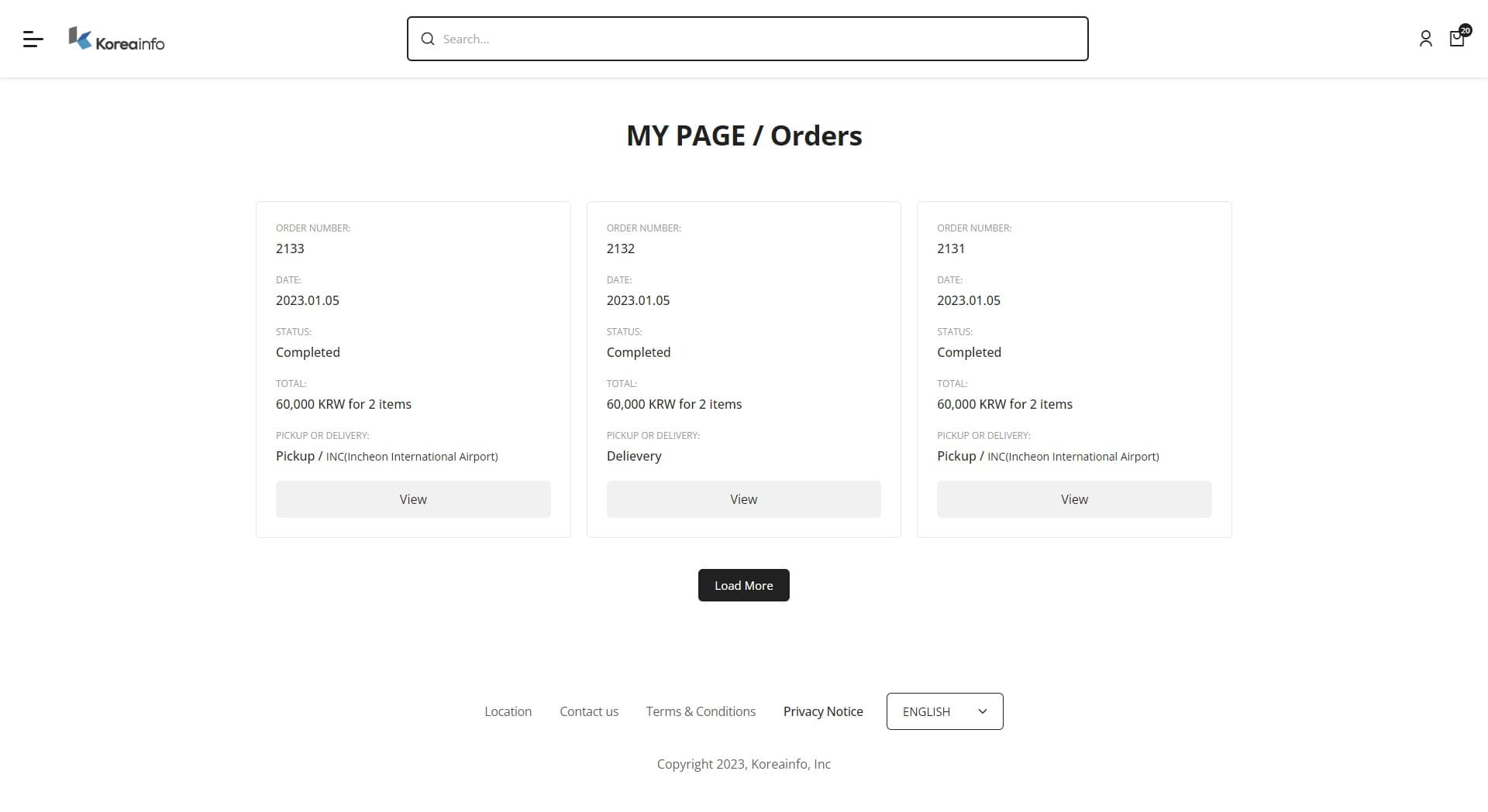 Orders